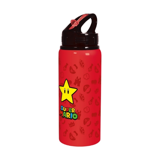 Picture of Stor: Nintendo: Super Mario - Aluminim Sport Bottle (730ml) (75910)