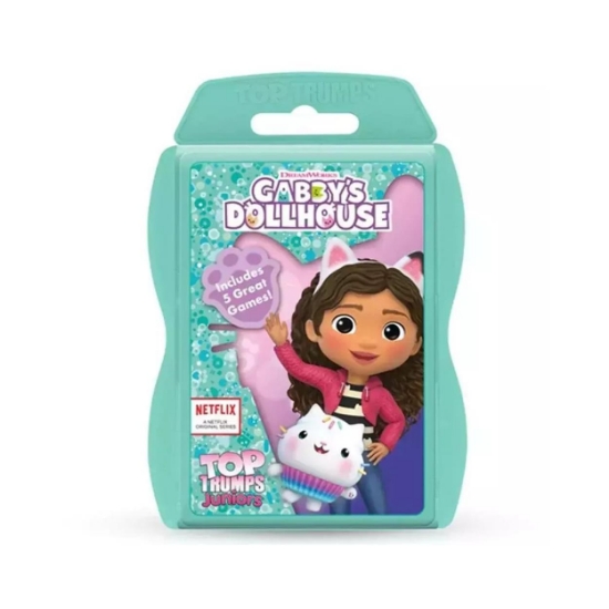 Picture of Winning Moves Top Trumps Juniors: Gabby's Dollhouse Card Game (WM04165-EN1-6)