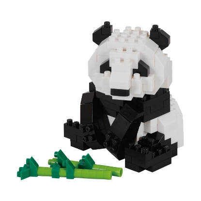 Picture of Bandai Nanoblock : Animal - Giant Panda Building Block Figure (NBC328)