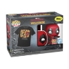 Picture of Funko Pop! & Tees (Adult): Deadpool & Wolverine - Deadpool & Wolverine Best Bubs Bobble-Head Vinyl Figure and T-Shirt (M)
