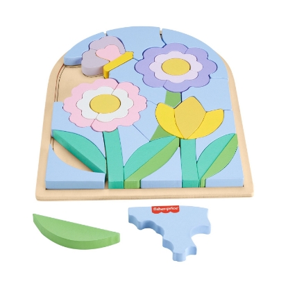 Picture of Fisher-Price: Wooden Flower Puzzle Blocks (HXT97)