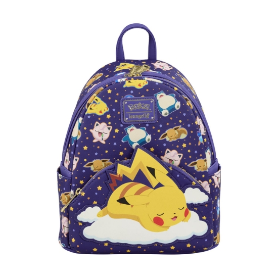 Picture of Loungefly Pokemon: Sleeping Pikachu And Friends Mini Backpack (PMBK0236)