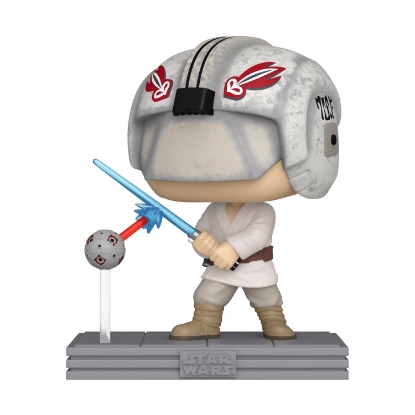 Picture of Funko Pop! Disney: Star Wars - Luke Skywalker with Remote #765 Bobble-Head Vinyl Figure