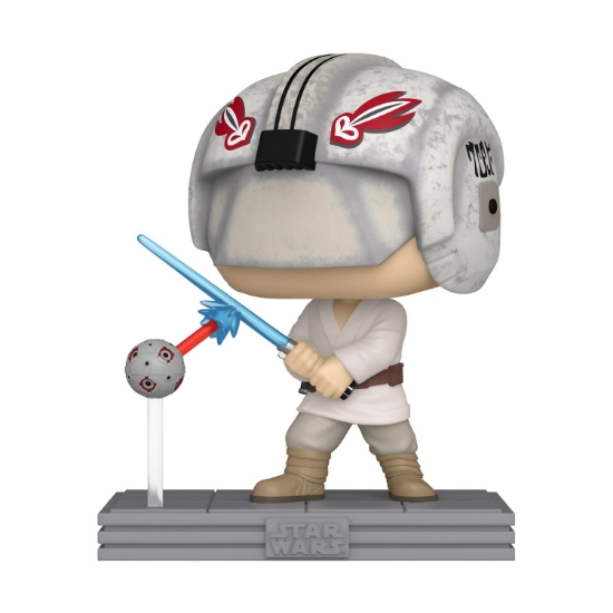 Picture of Funko Pop! Disney: Star Wars - Luke Skywalker with Remote #765 Bobble-Head Vinyl Figure