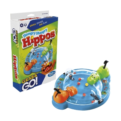 Picture of Hasbro Hungry Hungry Hippos Grab And Go (English Language) (F8255)