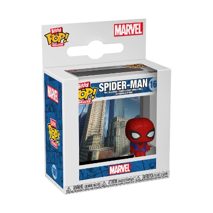 Picture of Funko Bitty Pop! Deluxe: Marvel Spider-Man(Cityscape) #160 Vinyl Figure