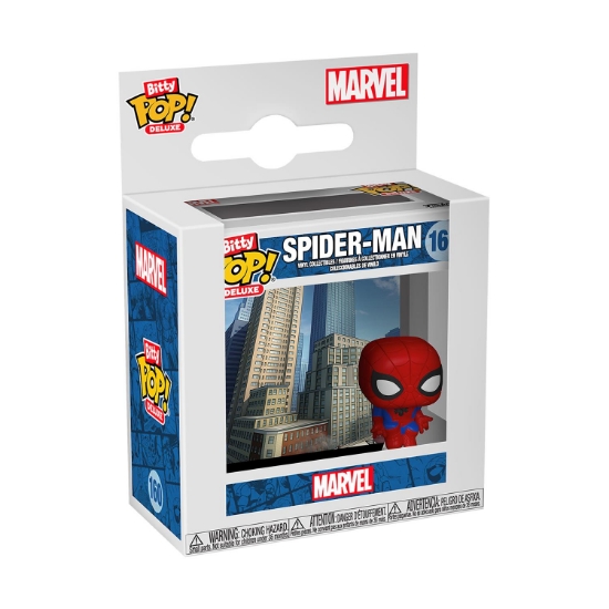 Picture of Funko Bitty Pop! Deluxe: Marvel Spider-Man(Cityscape) #160 Vinyl Figure