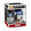 Picture of Funko Pop! Deluxe: Star Wars - R2-D2  and Princess Leia Hologram #766 Bobble-Heads Vinyl Figures