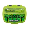 Picture of Stor: Minecraft - Funny Sandwich Box With Cutlery (40409)