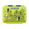 Picture of Stor: Minecraft - Isometric Stainless Steel Clamp Rectangular Sandwich Box (1100ml) (40496)