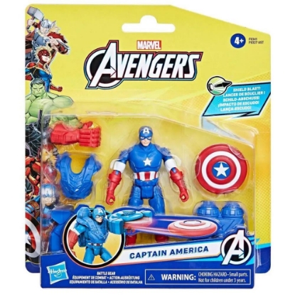 Picture of Hasbro Marvel: Avengers Battle Gear - Captain America Action Figure (F9341)*