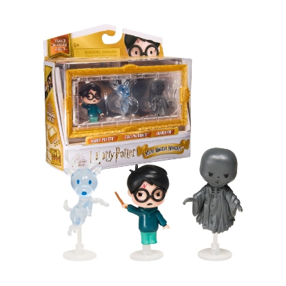 Picture of Spin Master Harry Potter: Micro Magical Moments - Harry Potter/Stag Patronus/Dementor Figures Set (6069437)