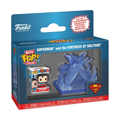Picture of Funko Bitty Pop! Towns DC: Superman - Superman and The Fortress of Solitude Vinyl Figures