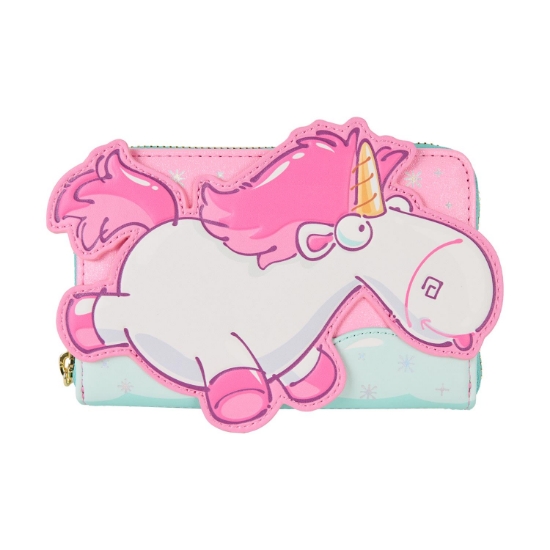 Picture of Loungefly Minions: Fluffy Unicorn Zip Around Wallet (DMWA0010)