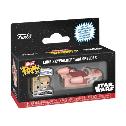 Picture of Funko Bitty Pop! Rides Disney: Star Wars - Luke Skywalker and Speeder Vinyl Figures