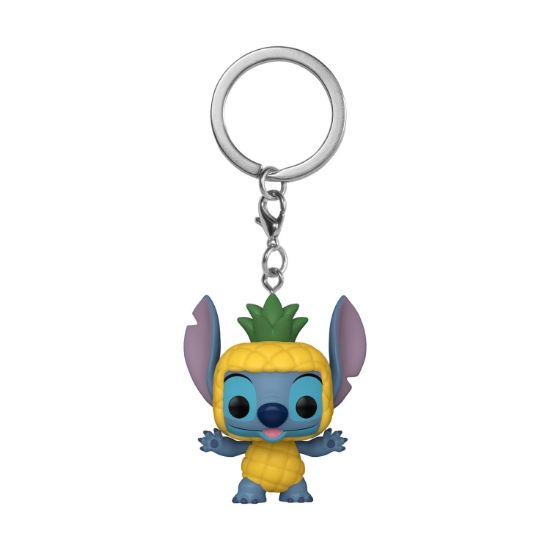 Picture of Funko Pocket Pop! Disney: Lilo & Stitch - Stitch As Pineapple Vinyl Figure Keychain