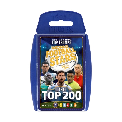 Picture of Winning Moves: Top Trumps - World Football Stars 2024 The Top 200 Starter Kit - Card Game (WM04717-EN1)