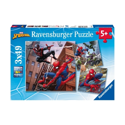 Picture of Ravensburger Puzzle Marvel: Spider-Man - Spider-Man in Action (3x49pcs) (8025)