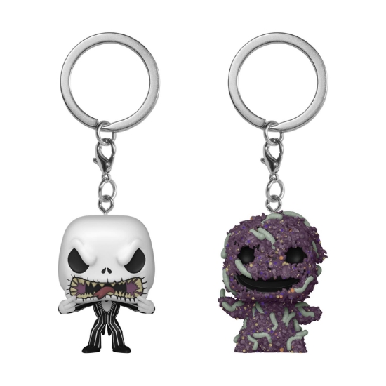 Picture of Funko 2-Pack Pocket Pop!: The Night Before Christmas - Jack Skellington & Oogie Boogie Vinyl Figure Keychains
