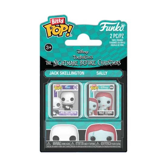 Picture of Funko Bitty Pop! 2-pack Disney: The Nightmare Before Christmas - Jack & Sally Vinyl Figures
