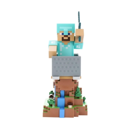 Picture of EXG Cable Guys: Minecraft - Steve in Diamond Armour Phone & Controller Holder (CGCRMC400756)