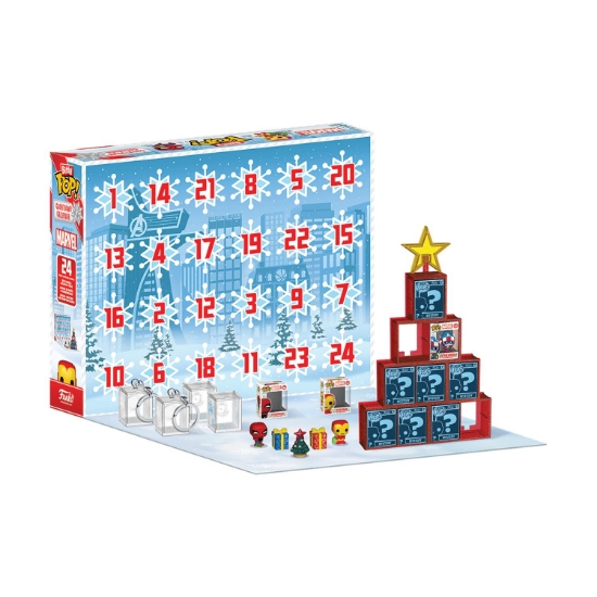 Picture of Funko Bitty Pop! Countdown Calendar: Marvel Comics - Stackable Holiday Tree Vinyl Figure