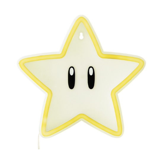 Picture of Paladone: Super Mario - Super Star Wall Mountable LED Neon Light (PP14711NNVN)