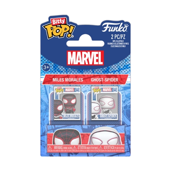 Picture of Funko Bitty Pop! 2-Pack Marvel: Spider-Man - Miles Morales & Ghost Spider Vinyl Figures