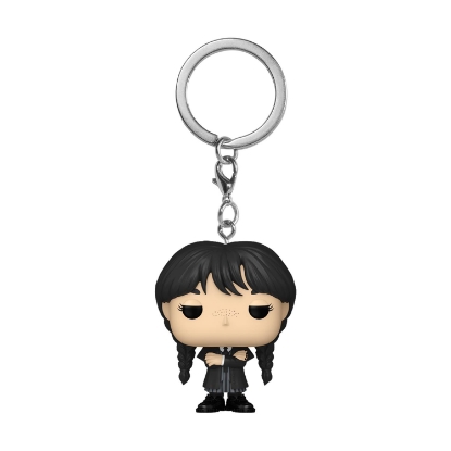 Picture of Funko Pocket Pop!: Wednesday - Wednesday Addams Vinyl Figure Keychain