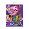 Picture of Mattel Polly Pocket: Tiny Worlds Big Surprises! - Hedgehog Mom & Baby Playset (JBJ91)