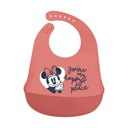 Picture of Stor Disney: Minnie Mouse Heart Full - Toddler Silicone Bib  (10729)