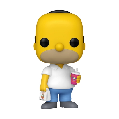 Picture of Funko Pop! Television: The Simpsons - Homer (Krusty Burger) #1737 Vinyl Figure