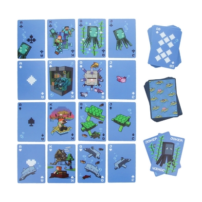 Picture of Paladone: Minecraft - Waterproof Playing Cards (PP14949MCF)