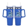 Picture of Paladone: Stitch - Blue 900ml Multiway Travel Cup and Straw (PP14794LS)