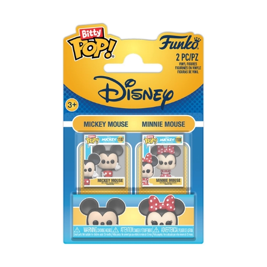 Picture of Funko Bitty Pop! 2-pack: Disney - Mickey & Minnie Vinyl Figures