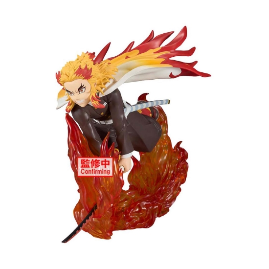Picture of Banpresto Vibration Stars Plus: Demon Slayer: Kimetsu No Yaiba - Kyojuro Rengoku Statue (14cm) (29069)