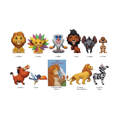 Picture of Monogram Disney: Lion King (Blind Bag/Random) 3D Foam Bag Clips Figures (85665)