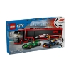 Picture of LEGO® City: F1® Truck with RB20 & AMR24 F1® Cars (60445)