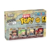 Picture of Funko Bitty Pop! 4-Pack: One Piece - Monkey D. Luffy, Roronoa Zoro, Axe-Hand Morgan, Bitty Pop! Chase Vinyl Figures