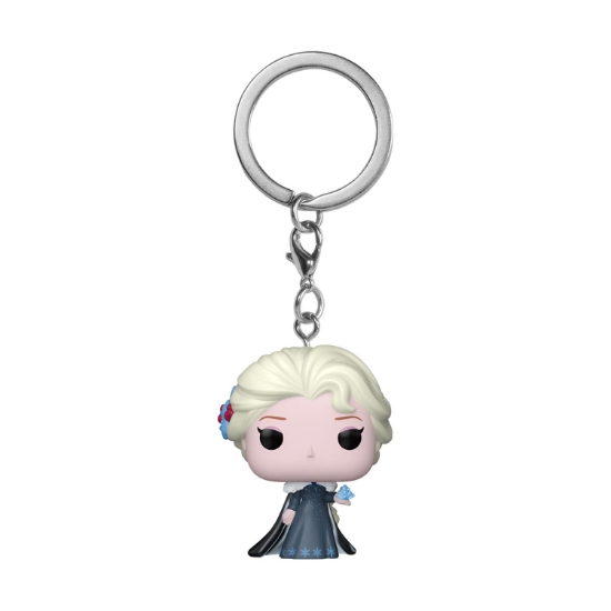 Picture of Funko Pocket Pop! Disney: Princess Holiday - Elsa Vinyl Figure Keychain