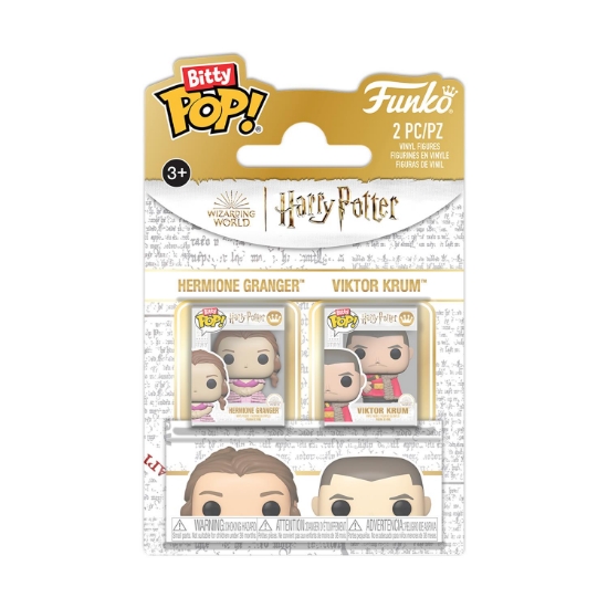 Picture of Funko Bitty Pop! 2-Pack: Harry Potter - Hermione Granger & Viktor Krum Vinyl Figures