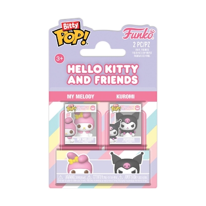 Picture of Funko Bitty Pop! 2-Pack: Hello Kitty and Friends - My Melody & Kuromi Vinyl Figures