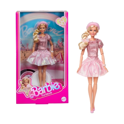 Picture of Mattel Barbie Movie: Barbie - Pink Beret Doll (JBJ53)