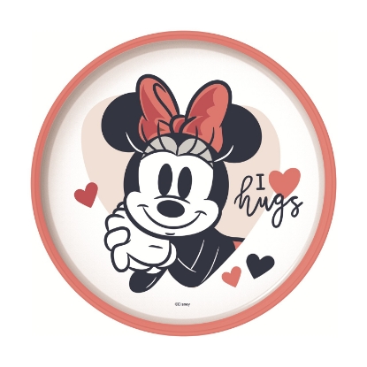 Picture of Stor Disney: Minnie Mouse Heart Full Non Slip Bicolor Premium Plate (10793)