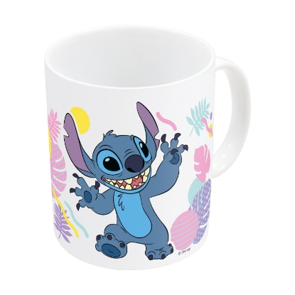 Picture of Stor Disney: Stitch Hawaian Flower - Ceramic Mug In Gift Box (325ml) (88140)