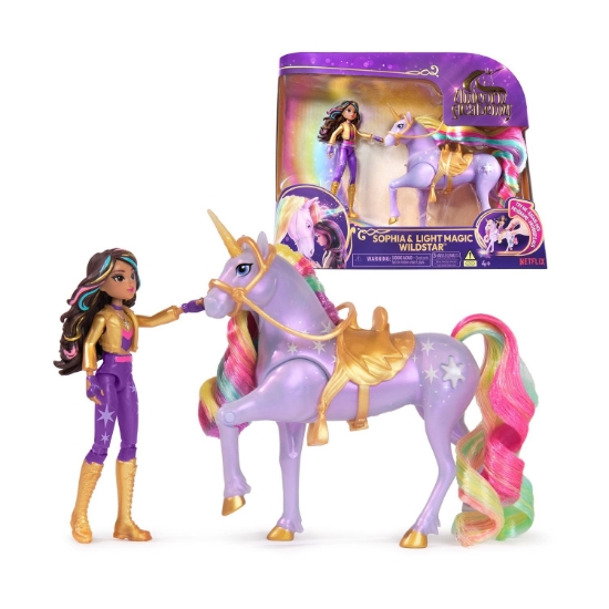 Picture of Spin Master Unicorn Academy: Sophia & Light Magic Wildstar - Mini Doll & Unicorn (6067325)