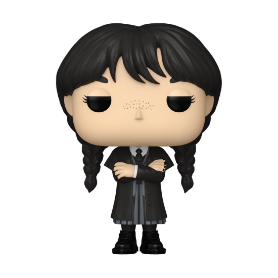 Picture of Funko Pop! Television: Wednesday - Wednesday Addams (Black Coat) #1815 Vinyl Figure