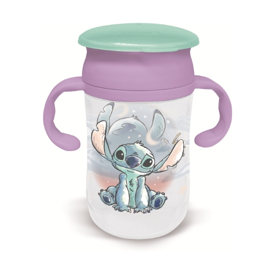 Picture of Stor Disney: Stitch Cuddle Me - Toddler 360 Training Tumbler (395ml) (10924)