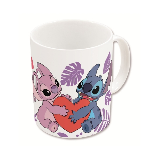 Picture of Stor Disney: Stitch & Angel with Heart - Young Adult Ceramic Mug In Gift Box (325ml) (93488)