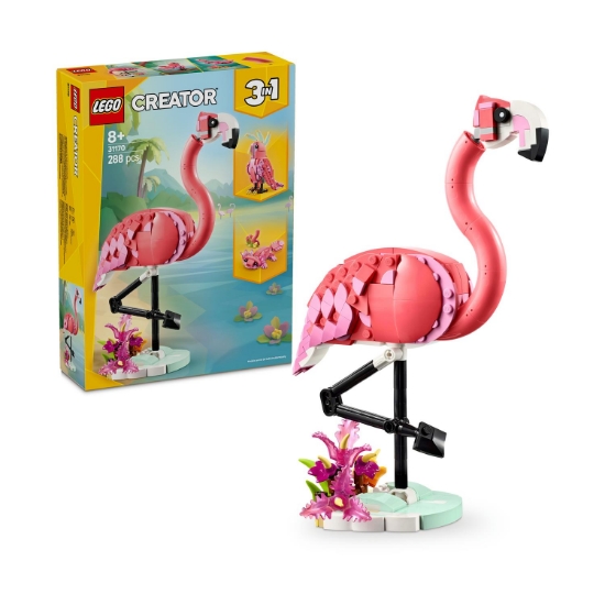 Picture of LEGO® Creator: Wild Animals: Pink Flamingo 3 in 1 (31170)